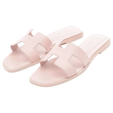 pink hermes sandals|hermes sandals flat.